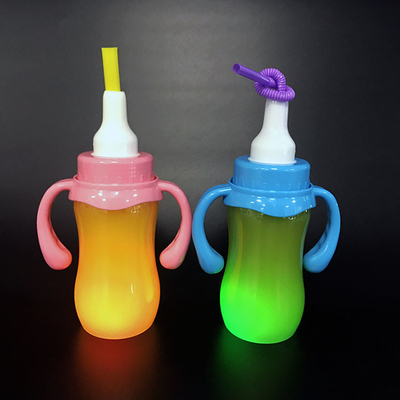 Sızdırmaz ve yalıtımlı renkli plastik süt çayı şişesi