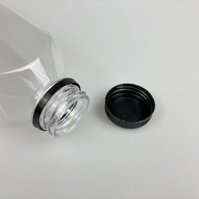 Kapak ve sapıdaki vida ile yalıtımlı plastik süt çay şişeleri