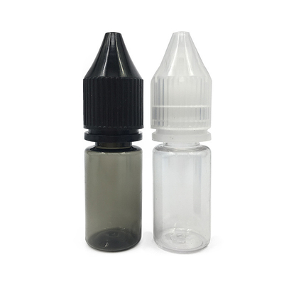 18mm Boyun Boyutu Özel Logo PET Ekranı Yazdırılmış Küçük Şişeler Sıvılar için 100ml
