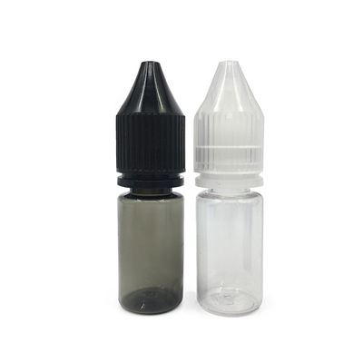 18mm Boyun Boyutu Özel Logo PET Ekranı Yazdırılmış Küçük Şişeler Sıvılar için 100ml