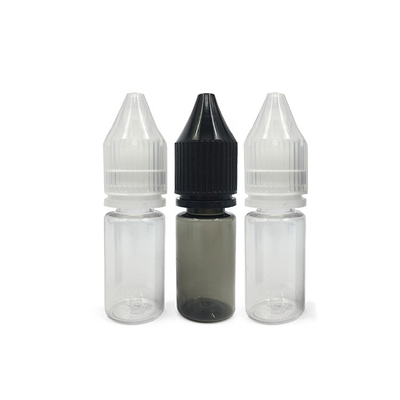 18mm Boyun Boyutu Özel Logo PET Ekranı Yazdırılmış Küçük Şişeler Sıvılar için 100ml