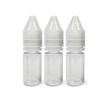 18mm Boyun Boyutu Özel Logo PET Ekranı Yazdırılmış Küçük Şişeler Sıvılar için 100ml