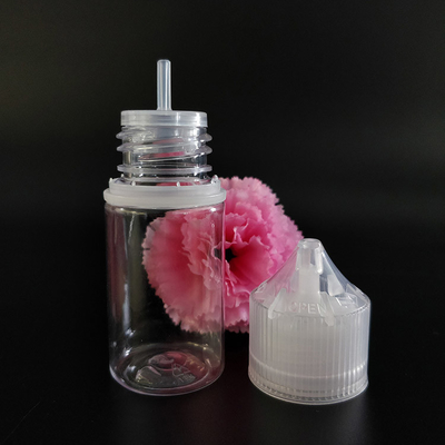 Çocuk geçirmez PET Plastik E Sıvı Şişesi E Suyu'nu Kesinçe Karıştırmak İçin Kare