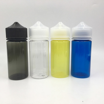 10 ml ila 100 ml Özel Renkli Baskı vida Kapak Çocuklara Karşı Dayanıklı E Sıvısı Şişesi
