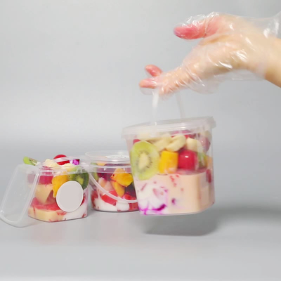 0.5 kg Açık Plastik Sızdırmaz Süt Çay Su Şişeleri
