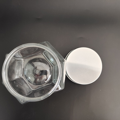 Marka pazarlaması için açık plastik ambalaj kavanozları