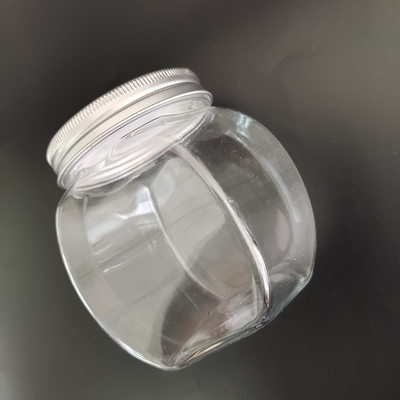 8 oz Alüminyum folyo ve gıda depolama için özel etiketli dayanıklı plastik kavanozlar