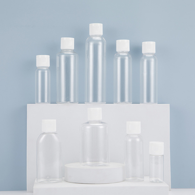 Çevre dostu Şeffaf PET Plastik Sprey Şişesi Gündelik 10ml 15ml 30ml 50ml 60m 70ml 100ml 200ml 500ml