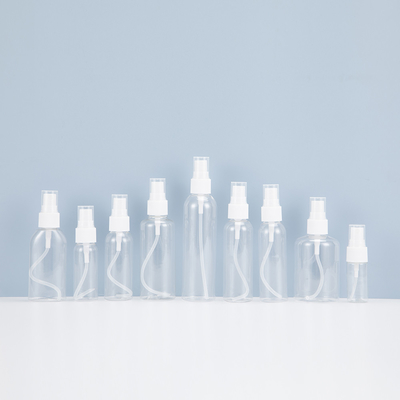 10ml-500ml Boş PET Plastik Yuvarlak Doldurulabilir Spray Şişesi