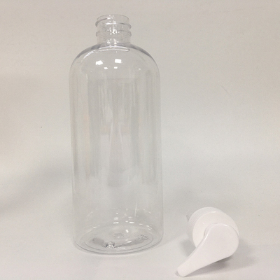 100 ml ipekli pembe PET plastik pompa şişesi