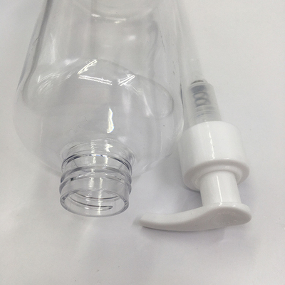 Lotion pompası dağıtıcısı ile yeniden doldurabilir geri dönüştürülebilir PET plastik şişe