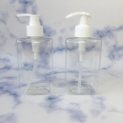 PET plastik pembe pompa dağıtıcı şişe ipek tarama baskı vida kapağı ile 24 mm kalibreli