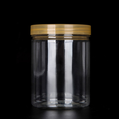 8 oz, ambalaj için şeffaf plastik kavanoz kapları