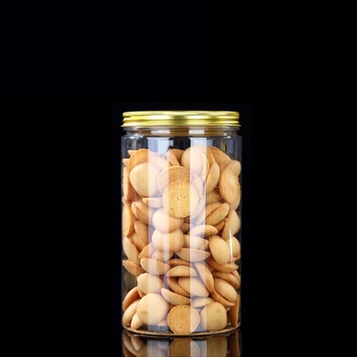 2-16 oz kapaklı özel plastik saklama kavanozları