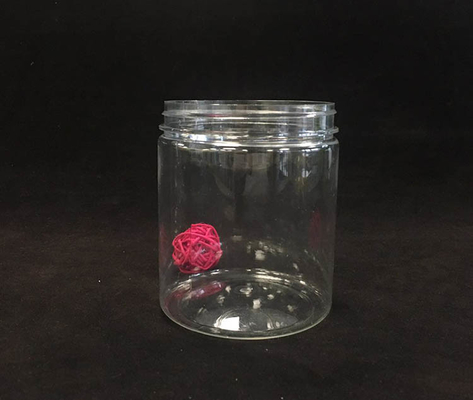 Basınç Duyarlı Kapaklı Şeffaf Yuvarlak Alt Plastik Kavanozlar (3oz-8oz)