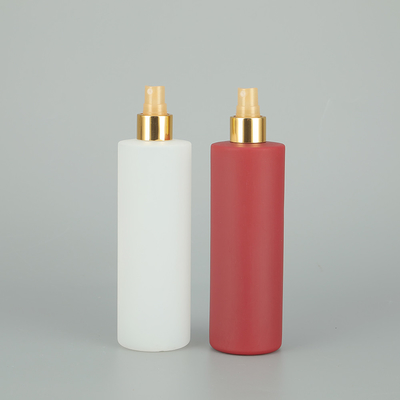 Pembe / Özelleştirilebilir 47mm Yuvarlak vida Kapak İpek tarama Baskı PET Pompa Şişe Kozmetik için
