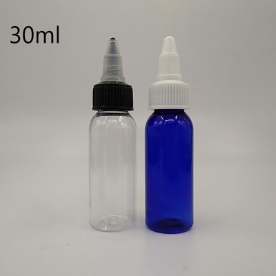 50ml Özel Baskı ile Özel Açık vida üst plastik şişeler