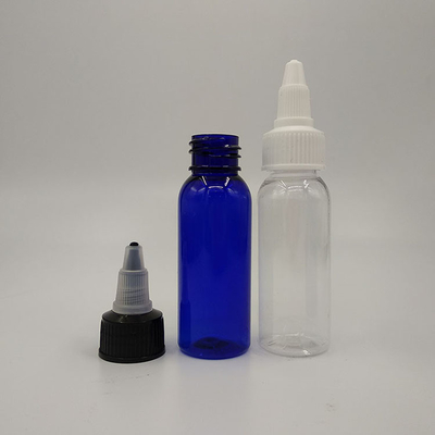 Özel yapılmış plastik vida üstü sıvı şişeler uygulayıcılarla