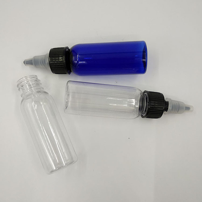 Özel yapılmış plastik vida üstü sıvı şişeler uygulayıcılarla