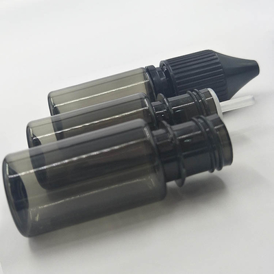 Renkli Özel Baskı 10 - 100ml Çocuklara Karşı Güvenli vida Kapak Şeffaf Yuvarlak E sıvı şişeleri