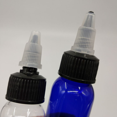 100ml Plastik vida üst kavanozları özelleştirilebilir etiket paneli ve mühürleme tipi ile
