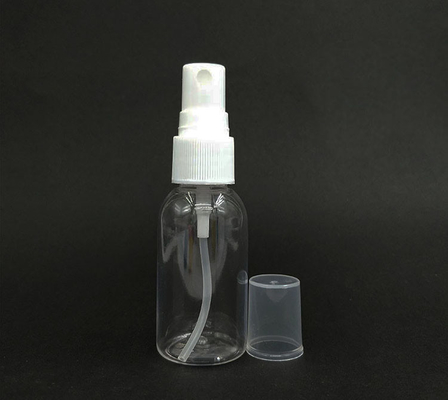 Klasik tasarımı olan 50 ml açık PET plastik sprey şişesi