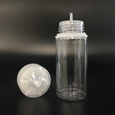 100ml vida kapağı çocuk geçirmez PET E sıvı şişesi E sıvı ambalajı için ekran baskı ile