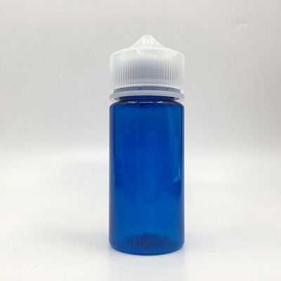 E sıvısı için metal vida kapaklı 100 ml açık PET plastik şişeler