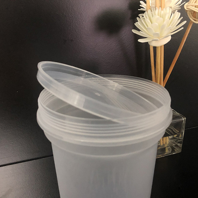 Sızıntı geçirmez kapağı olan özelleştirilebilir plastik orta boy süt çayı şişeleri