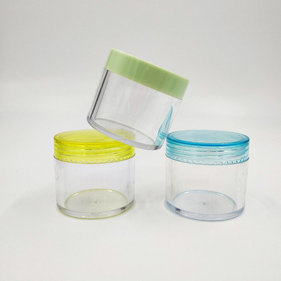Yumuşak yüzeyli 10 ml özelleştirilebilir plastik kozmetik kavanoz