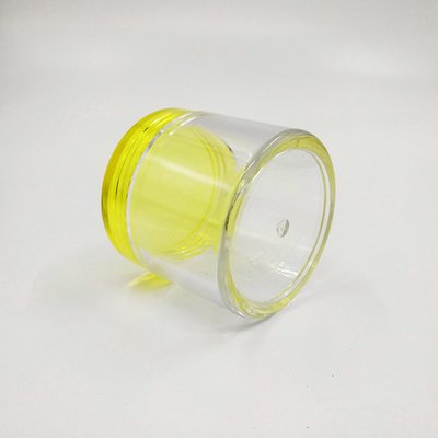 Yumuşak yüzeyli 10 ml özelleştirilebilir plastik kozmetik kavanoz