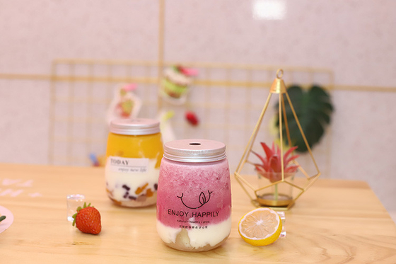 Sızdırmaz renkli plastik sap süt çay suyu şişeleri