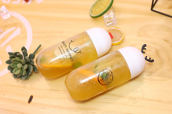 Orta kare sızıntı geçirmez plastik süt çay şişeleri kapak ve sapıdaki vida ile