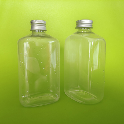 Plastik süt çayı şişelerinde, karesi ve yuvarlak şekillerde sızıntı geçirmez vidalar