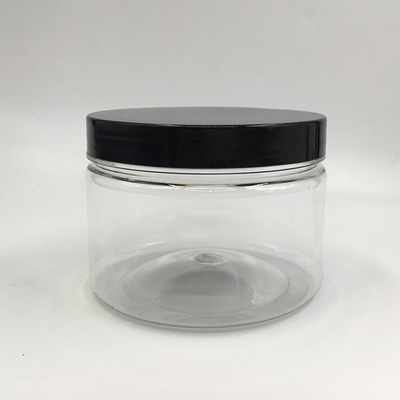 2-8 oz kapasite için alüminyum kapaklı özelleştirilebilir açık plastik kavanoz konteynerleri