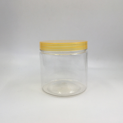 Hava geçirmez alüminyum folyo kapağı olan özelleştirilebilir plastik depolama kavanozları
