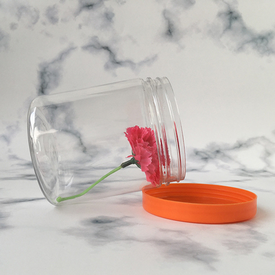 2 oz 8 oz BPA ücretsiz gıda kalitesi alüminyum folyo kapağı olan plastik depolama kapakları