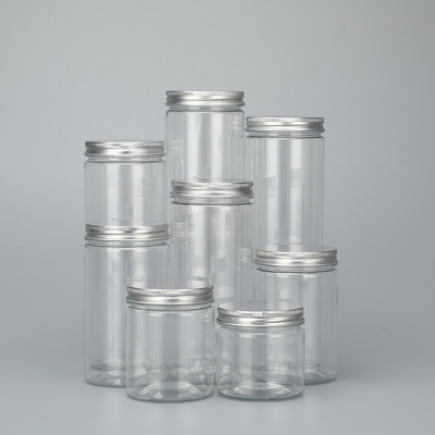 Kahve çekirdekleri için kapağı olan 250 ml plastik turşu kavanozları