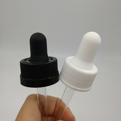 Yüzeyi pürüzsüz Essential Oil için özel basılı cam damlatıcı şişeler