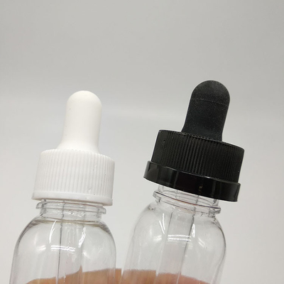Yüzeyi pürüzsüz Essential Oil için özel basılı cam damlatıcı şişeler