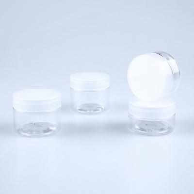 120ml Hava geçirmez plastik kozmetik konteyner kavanoz basınç duyarlı conta ile