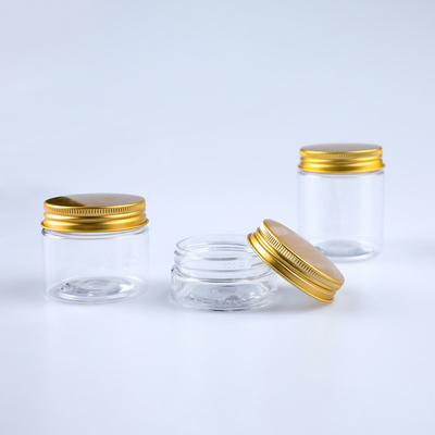 120ml Hava geçirmez plastik kozmetik konteyner kavanoz basınç duyarlı conta ile