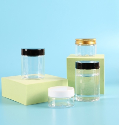 120ml Hava geçirmez plastik kozmetik konteyner kavanoz basınç duyarlı conta ile