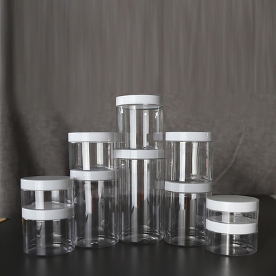 Farklı Kapasitelerdeki Özel Plastik Güzellik Kavanozları / Kozmetik Plastik Sahipleri 10-150ml