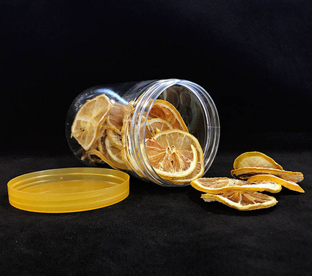Gıda tozu için plastik / alüminyum kapaklı özel plastik kavanozlar