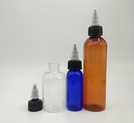 Sıvı için vida kapaklı özel basılı plastik damlatma şişesi