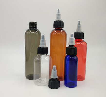 Sıvı için vida kapaklı özel basılı plastik damlatma şişesi