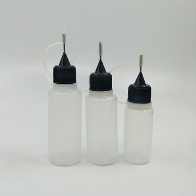 Özel Logo 15 ml Dropper şişe Kesin Sıvı dağıtım için Plastik açık ve siyah