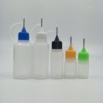 10ml-120ml Şeffaf Siyah Cam Damla Şişeleri Vuruş Kapalı