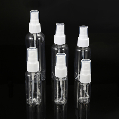 Şeffaf Özel Spray Şişesi 100 Ml PP Kapaklı PET